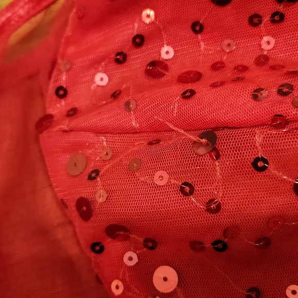 Rue21 Womens Red Sequin Dress Size XL - Picture 6 of 10